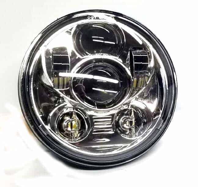 5-3/4″ Heise Replacement 8-LED Motorcycle Headlight – Motorcycle Dress-Up!
